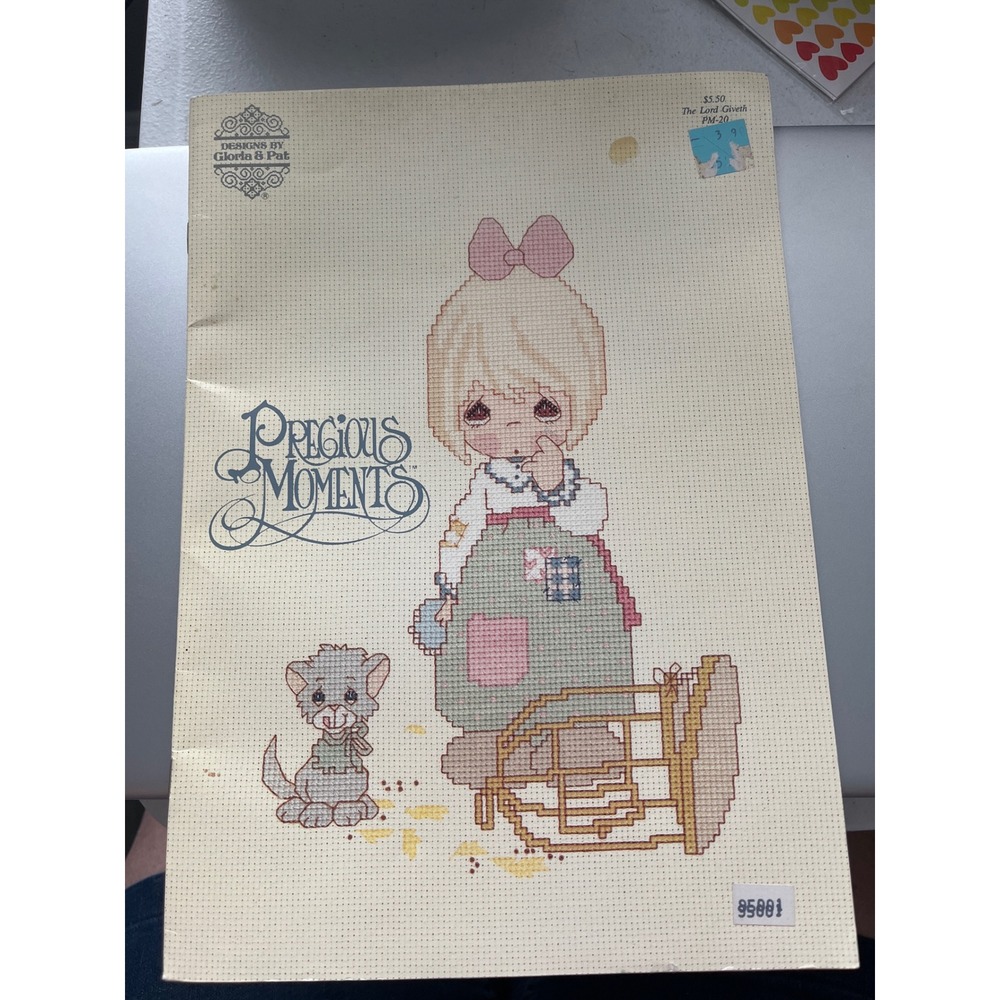 Precious Moments The Lord Giveth PM-20 Cross Stitch Pattern Book Gloria & Pat